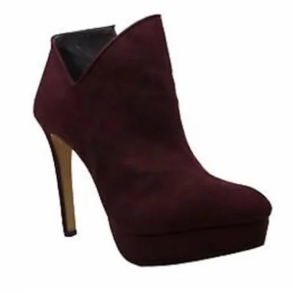 Jessica Simpson Burgundy Ankle Boots